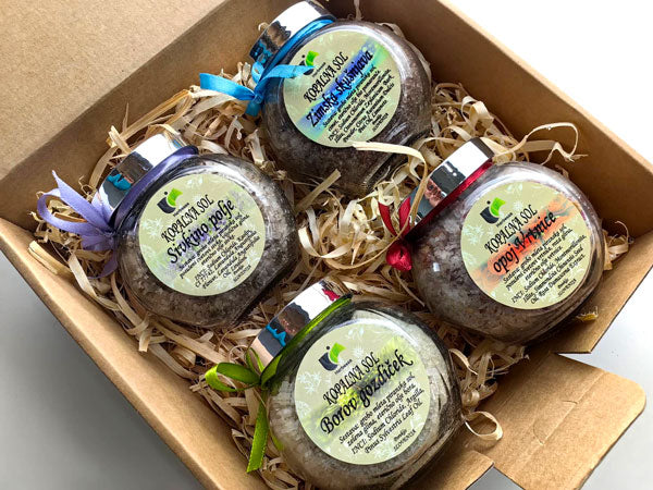 Darilni paket zeliščnih kopalnih soli