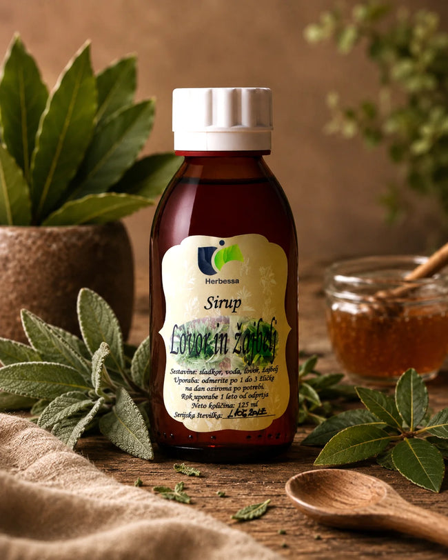 Sirup lovor in žajbelj