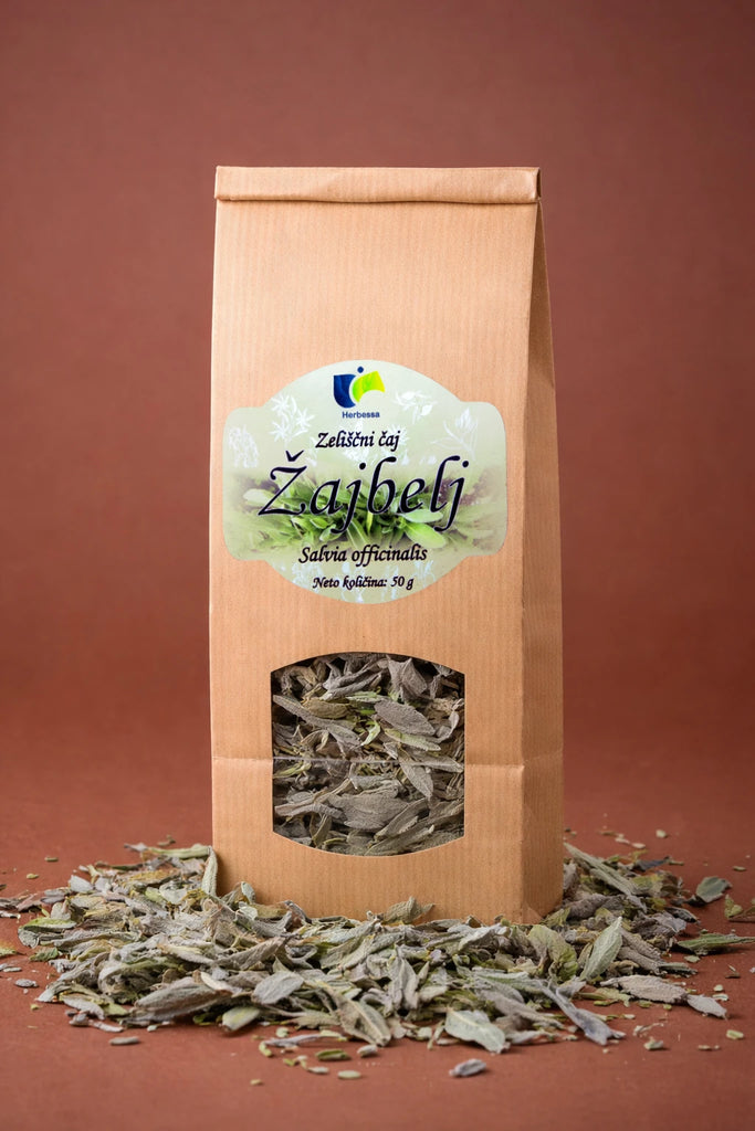 100 % zeliščni čaj žajbelj brez primesi z naravno aromo