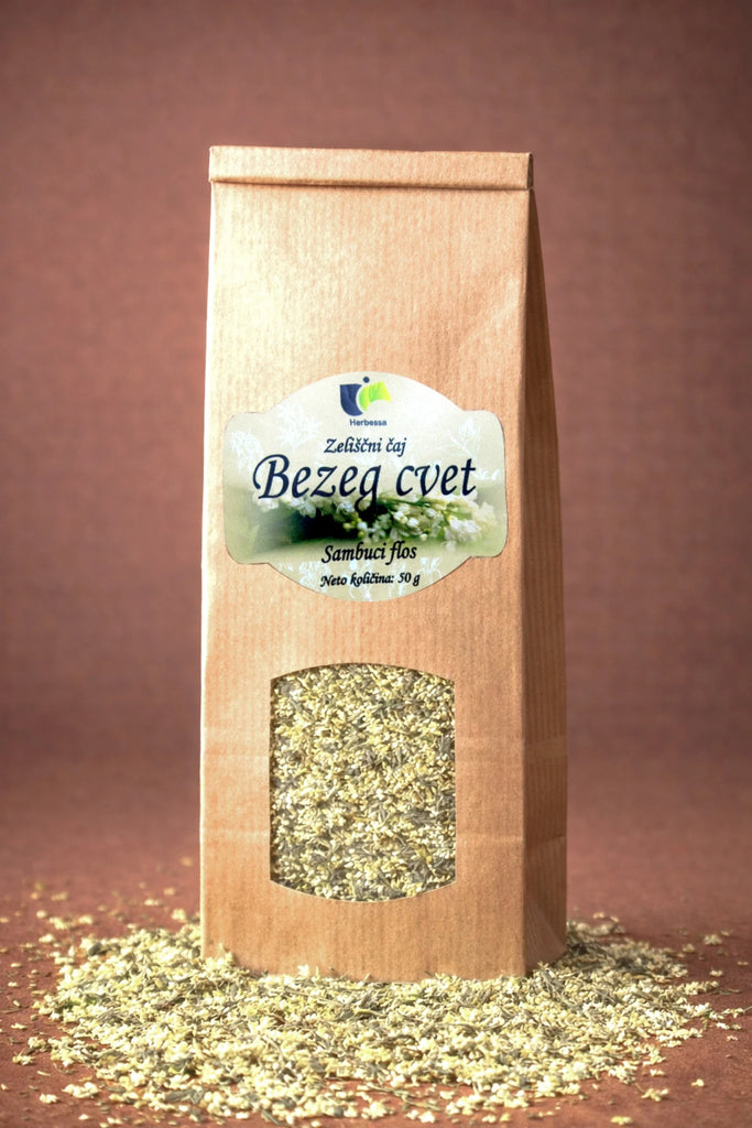 100 % zeliščni čaj bezeg brez primesi z naravno aromo