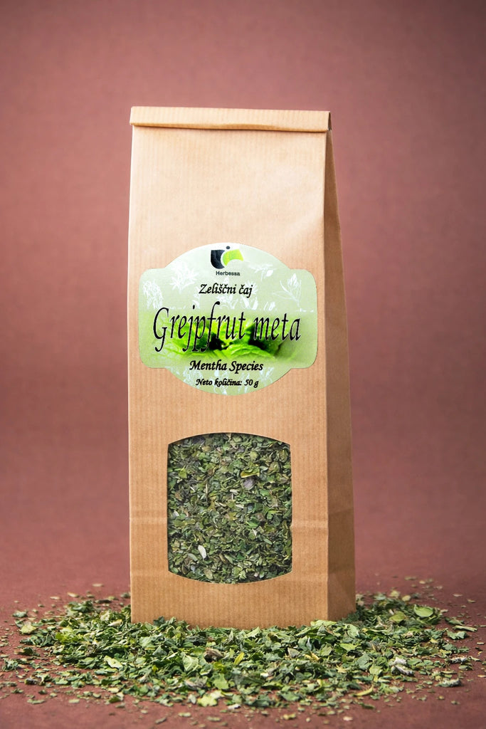 100 % zeliščni čaj grejpfrut meta brez dodatkov