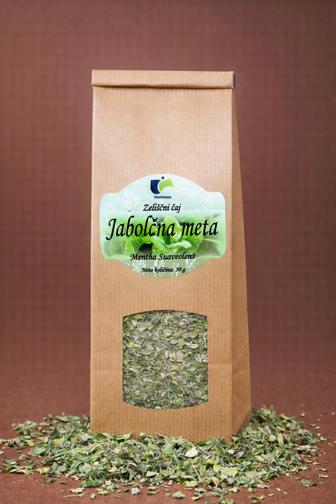 100 % zeliščni čaj jabolčna meta brez dodatkov
