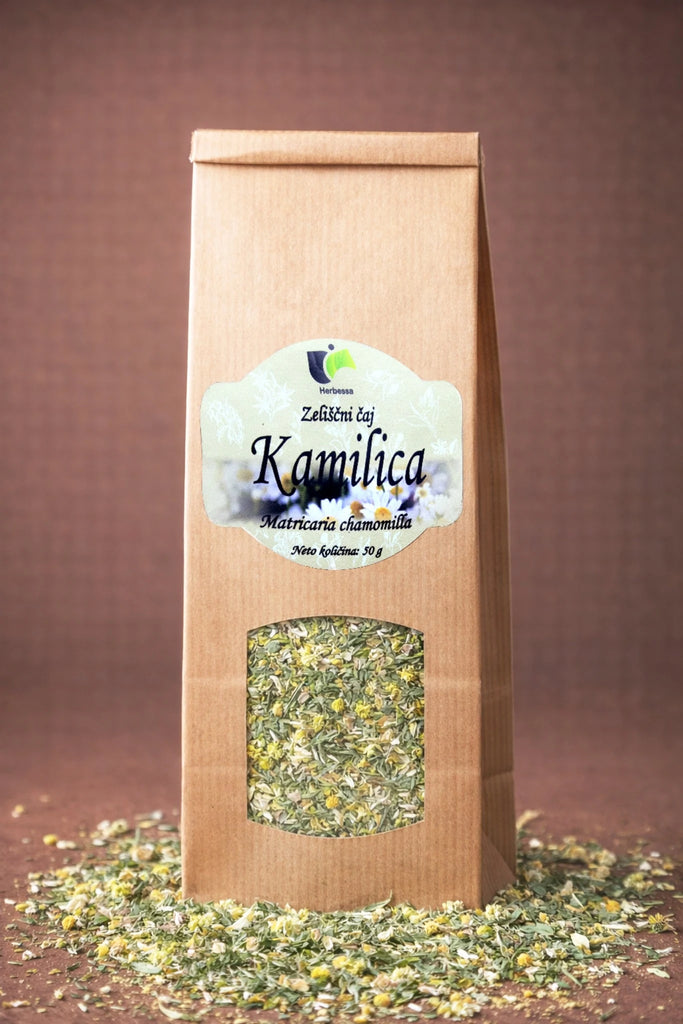 100 % zeliščni čaj kamilica brez primesi z naravno aromo