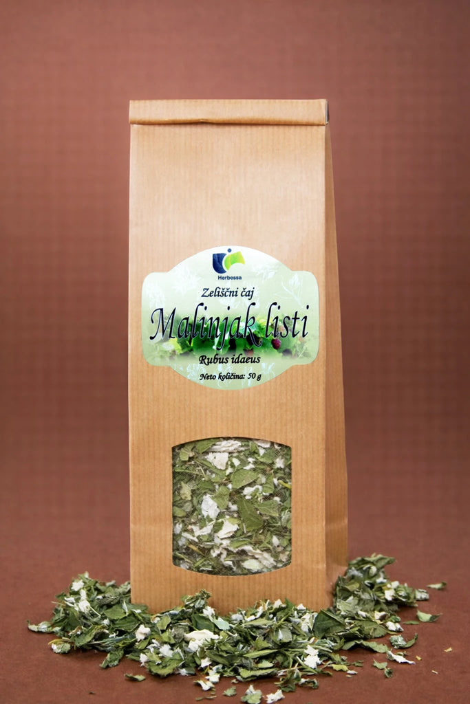 100 % zeliščni čaj malinjak listi brez dodatkov