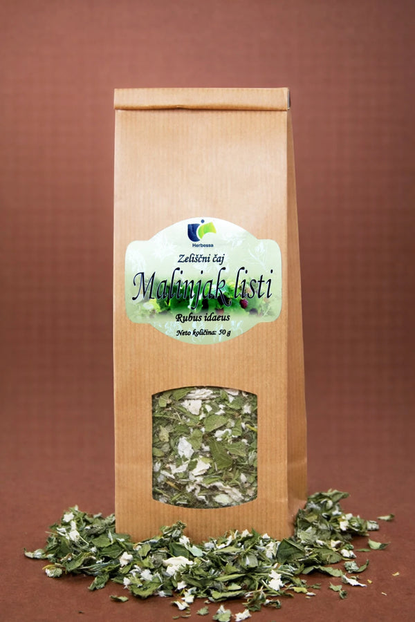 100 % zeliščni čaj malinjak listi brez dodatkov