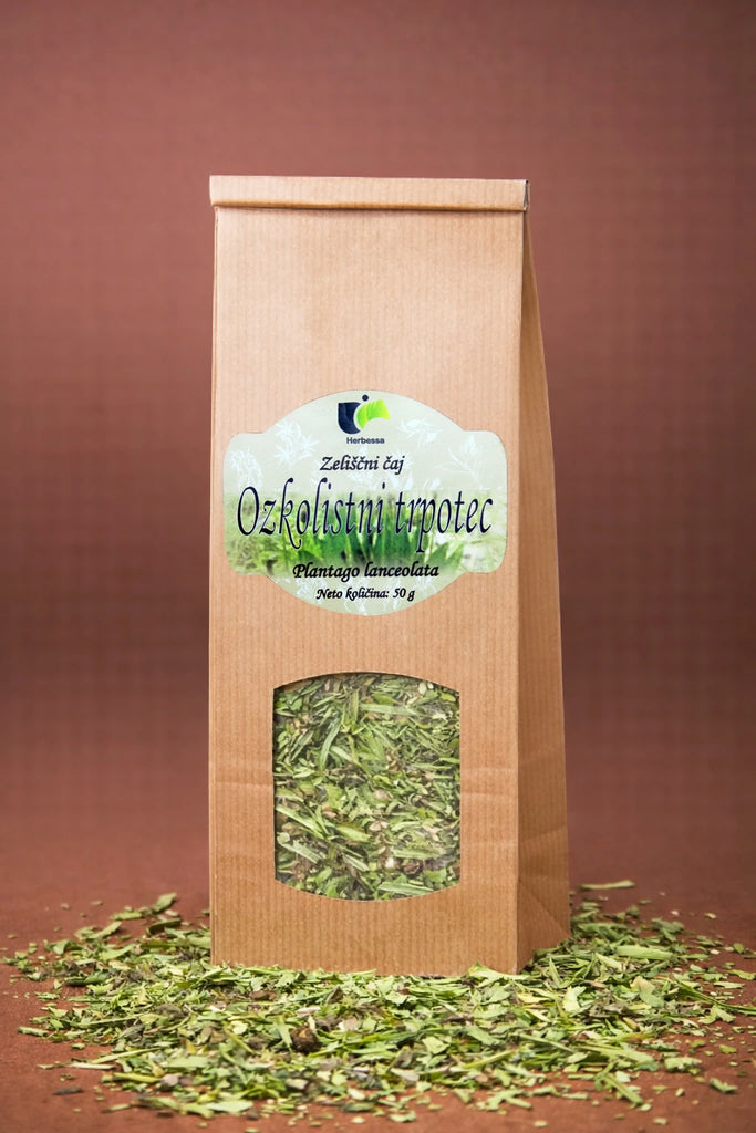 100 % zeliščni čaj ozkolistni trpotec brez primesi