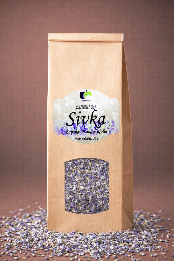 100 % zeliščni čaj sivka iz sušenih cvetov brez dodatkov