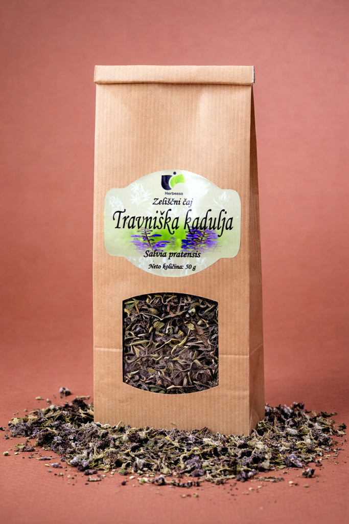 100 % zeliščni čaj travniška kadulja brez primesi in mešanic