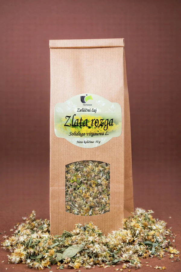 100 % zeliščni čaj zlata rozga brez primesi