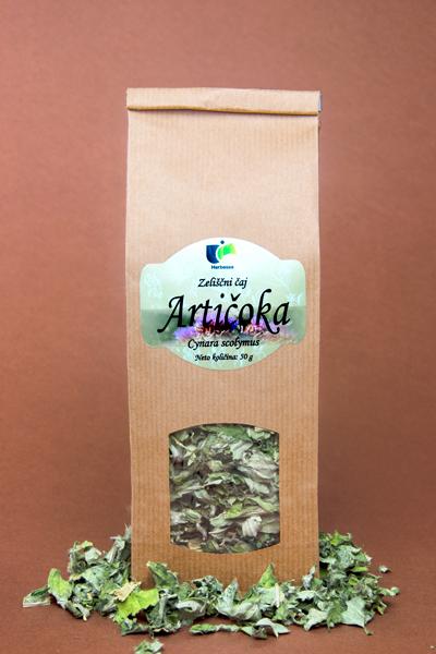 Artičoka, prelepa, mogočna ter vijolično cvetoča zdravilna rastlina, z rahlo trpkim okusom, katera pozitivno vpliva na jetra, žolč in prebavila. 100% naravni zeliščni čaj iz listov artičoke.